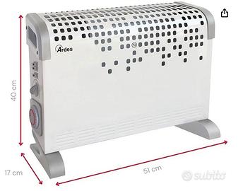 Coppia Termoconvettori 2 Stufa elettriche Timer