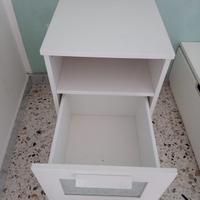 letto Ikea + comodini e materasso molle insacchett