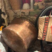 Calderone per polenta in rame