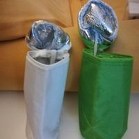 Porta bottiglia lattina refrigerante N.2 zip ganci