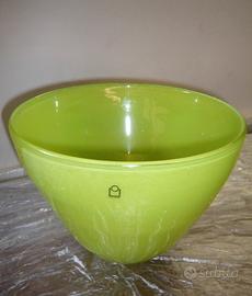 Ichendorf vaso cristallo verde mela d. 30 cm h.28