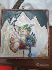 placca murale anni 50