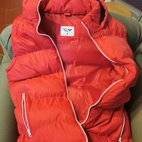 🔴 Gilet/Smanicato trap Piumino Imbottito con Cap