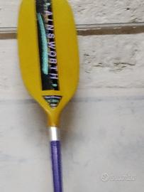 canoa con pagaia e paraspruzzi 