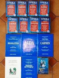 Musicassette  e libretti opere liriche vintage