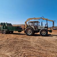 Trattore lamborghini 874-90 + husmann hfg iv