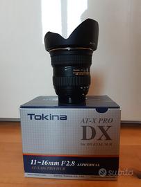 Obiettivo Tokina 11-16mm F. 2.8