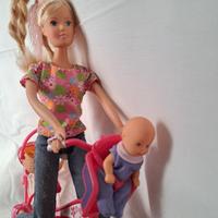 barbie Stefy con bici