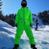 Completo Snowboard/Sci Verde Fluo - Taglia L- IT50