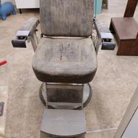 Sedia barbiere vintage