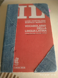 "IL"- Vocabolario della lingua latina-Castiglioni