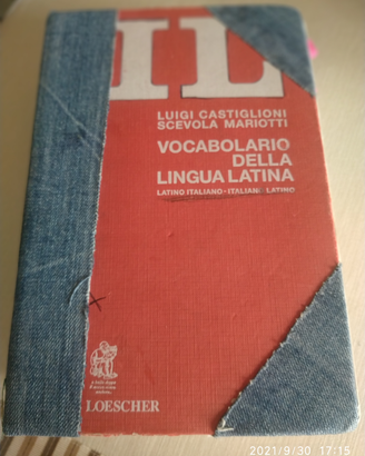 "IL"- Vocabolario della lingua latina-Castiglioni