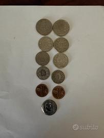 Lotto 11 monete svizzere Helvetia 1, 5, 10, 20 Rap