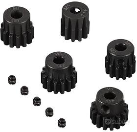 Set 5 Pignoni Modulo M1 11T-12T-13T-14T-15T per RC