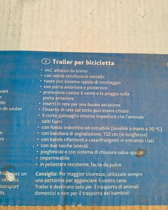 Carrello porta cani.