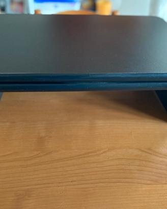 Porta tv in legno nero, girevole