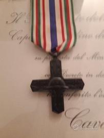 Croce cavaliere di Vittorio Veneto,con attestato