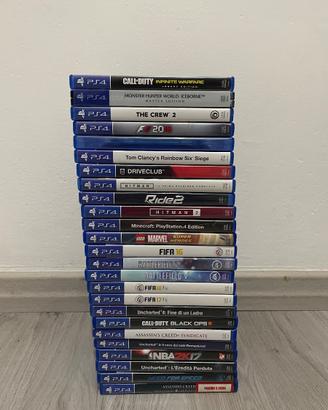 📀 Lotto 26 giochi PS4 – condizioni pari al nuovo