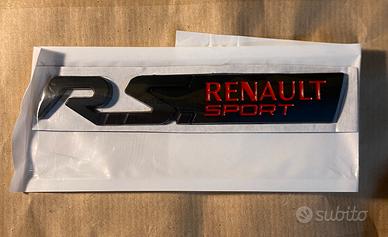 Logo portellone posteriore renault sport