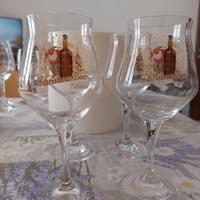 Set 4 bicchieri Birra Menabrea