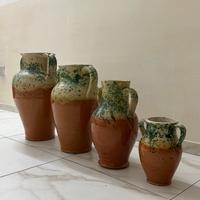 Set 4 vasi in Terracotta Vintage