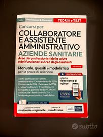 Libro concorso per collaboratore aziende sanitarie