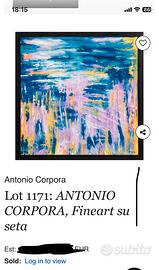 Fineart su seta Antonio Corpora