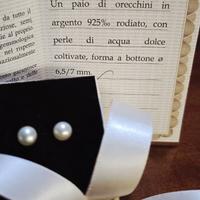 Orecchini Perle e Argento 925 Certificati