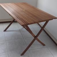 tavolo in legno da giardino 