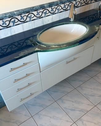 Mobile lavandino bagno 140 x 50 x 37