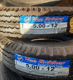 5.00 12 vee rubber nuove
