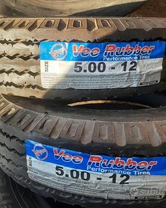 5.00 12 vee rubber nuove