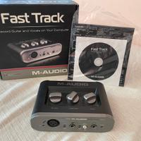 M-audio fast track USB INTERFACCIA AUDIO USB