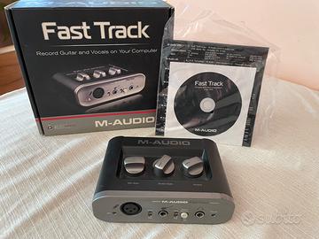 M-audio fast track USB INTERFACCIA AUDIO USB