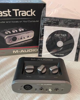 M-audio fast track USB INTERFACCIA AUDIO USB