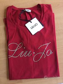 T shirt Liu Jo originale rossa ciliegia tg S