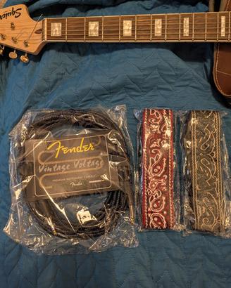 cinghie chitarra e jack fender