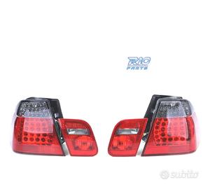FANALI A LED BMW E46 98-01 ROSSO SCURO LOOK M3