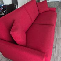 Divano letto rosso 200x200