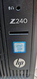 Workstation HP Z240 Xeon 32GB RAM SSD 512GB