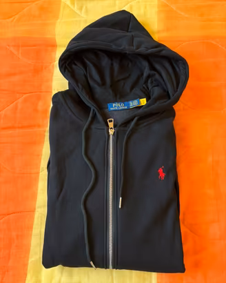 Felpa Polo Ralph Lauren Full Zip con Cappuccio