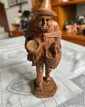 FOLK ART - Statuina di legno