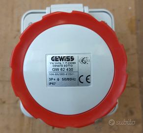 Presa industriale fissa da parete Gewiss 