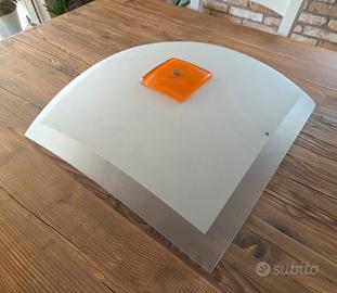 Plafoniera da soffitto in vetro satinato 50×50 cm