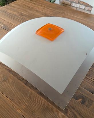 Plafoniera da soffitto in vetro satinato 50×50 cm