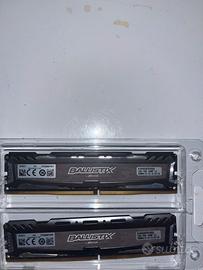 Ram ballistix  2x 4gb