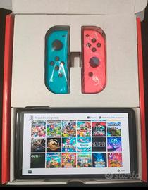 NUOVA NINTENDO SWITCH OLED CON GIOCHI INFINITI 