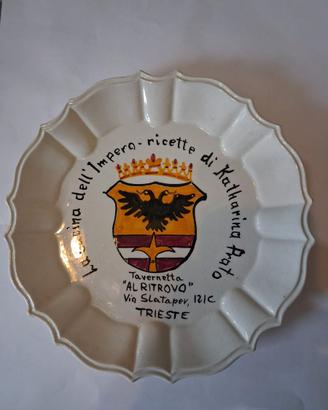 Piatto Al Ritrovo Trieste Terrae-Fuoco 24 cm