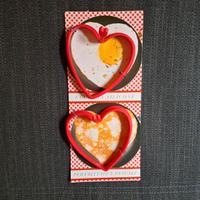 Set stampi in silicone a forma di cuore