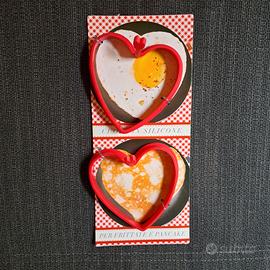 Set stampi in silicone a forma di cuore